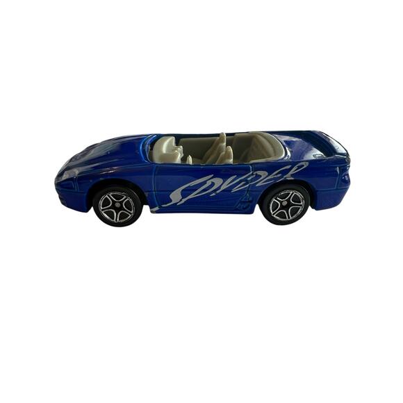 1998 Matchbox Dodge Viper RT/10 Convertible Blue Spider Graphics Diecast 1:64 - Picture 8 of 9